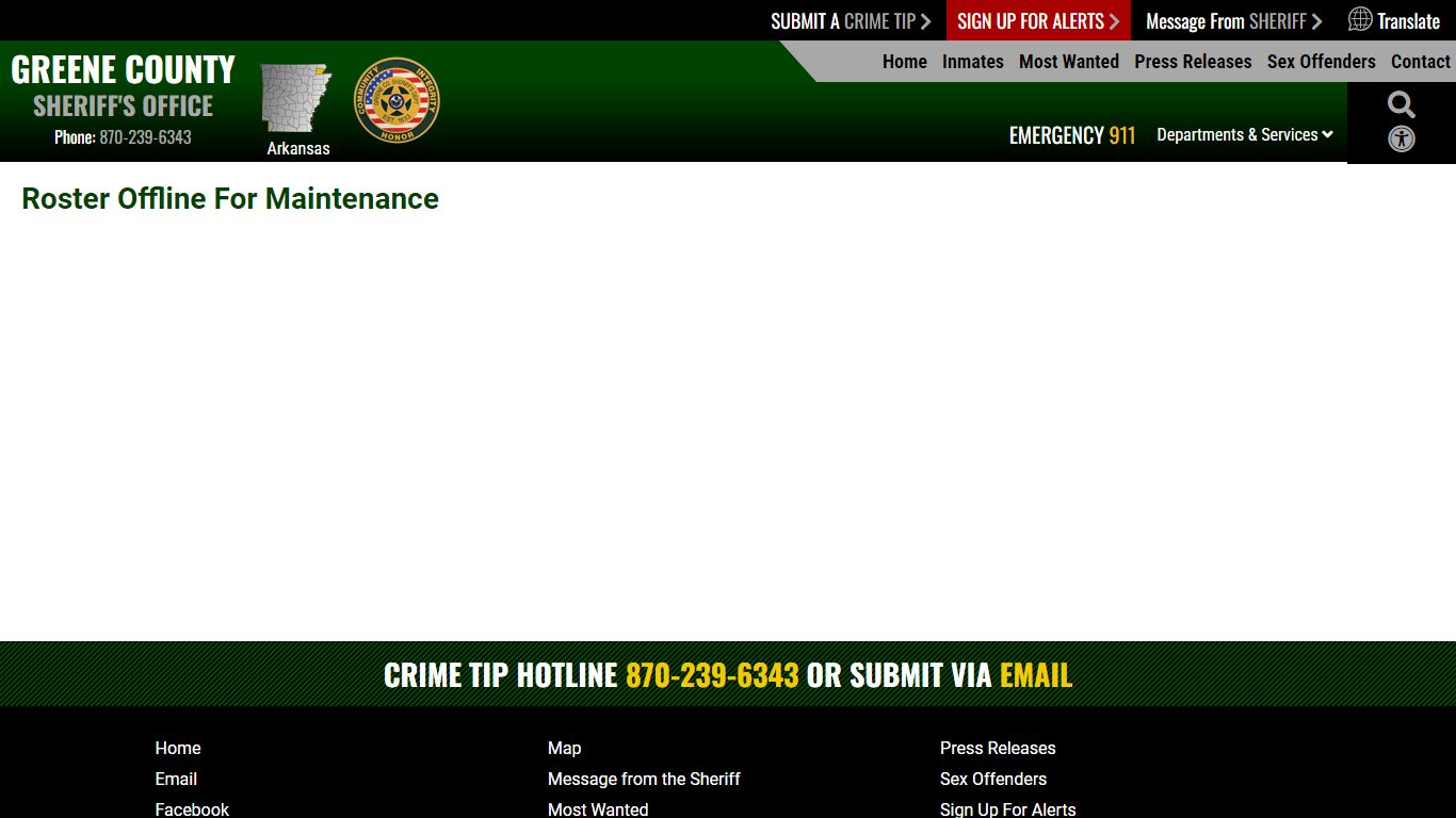 Inmate Roster - Current Inmates Booking Date Descending - Greene County ...